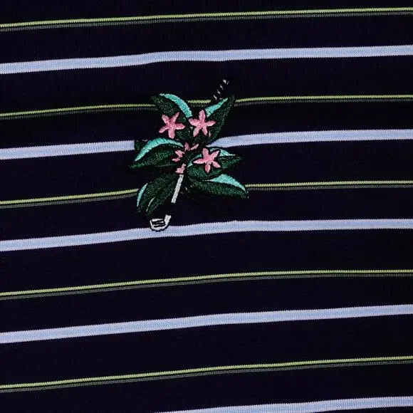 Under Armour Laurel Valley Performance Striped Golf Polo Shirt Men's XXL - Picture 3 of 8